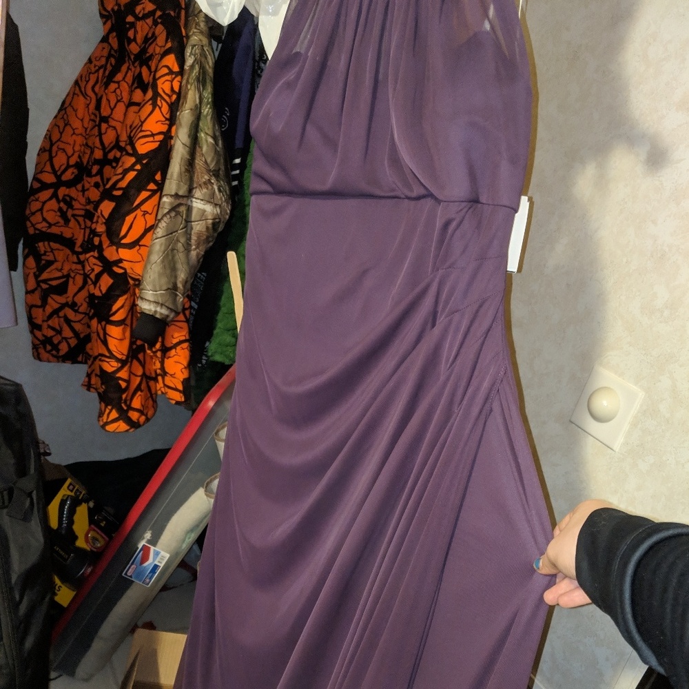 Bridesmaids dress purple